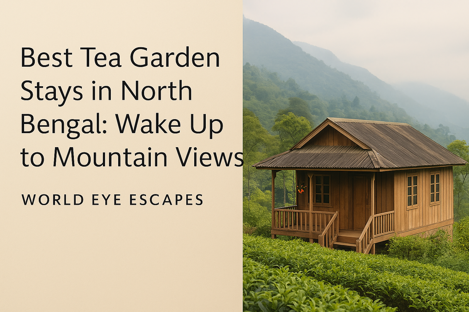Best Tea Garden Stays in North Bengal: Wake Up to Mountain Views