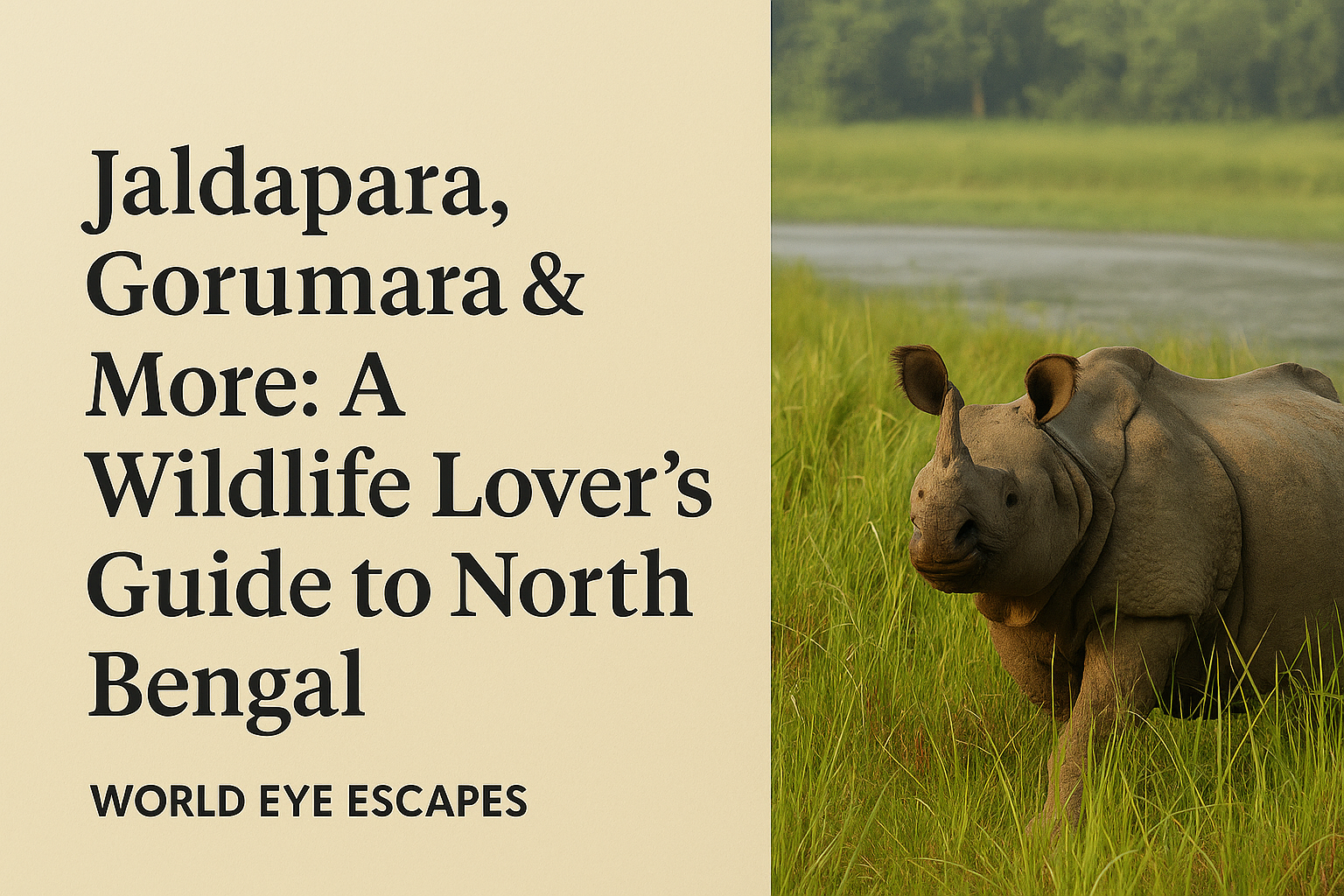 Jaldapara, Gorumara & More: A Wildlife Lover’s Guide to North Bengal